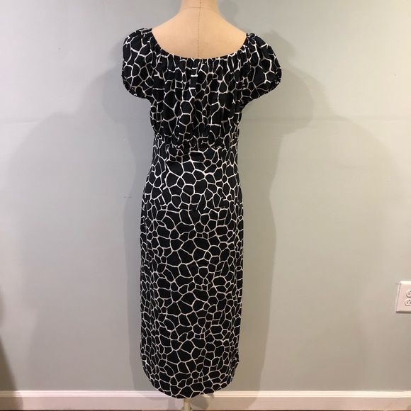 Caroline Constas Calla Animal Print Midi Dress - Picture 5 of 8